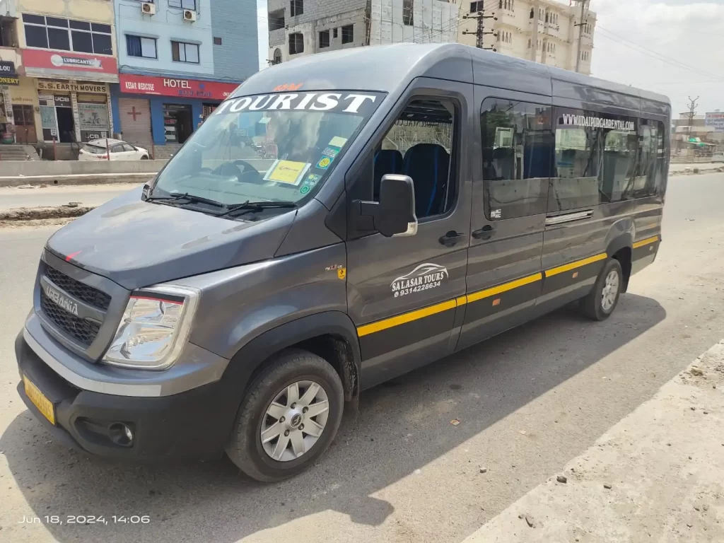 force urbania tempo-traveller on rent inudaipur